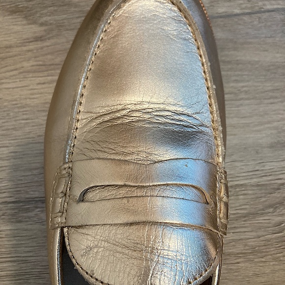 J. Crew Gold Loafers - Picture 4 of 6